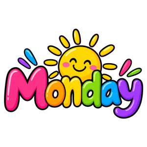 happy monday clipart image free