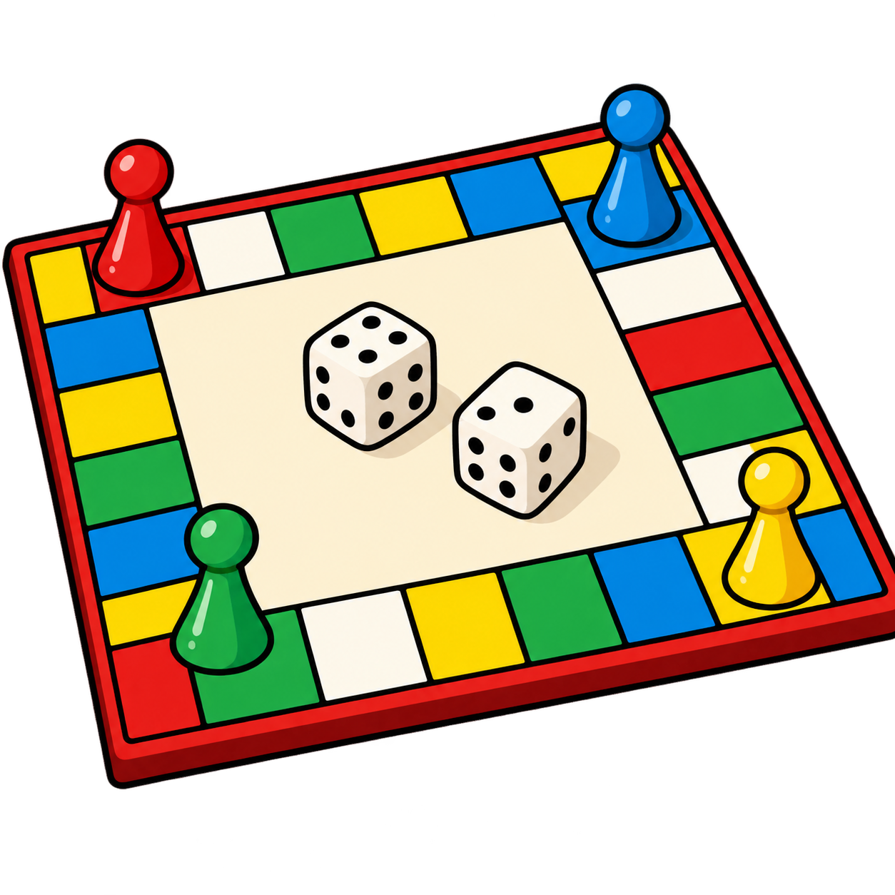 Board Game with dice png clipart