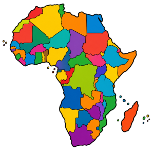 Africa Map Free Clipart PNG