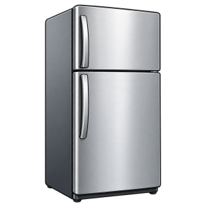 silver fridge clipart image transparent