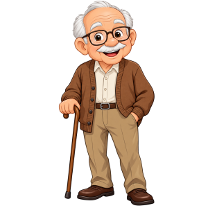 Old Man Clipart PNG Free